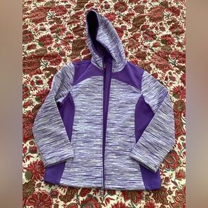 Free Country Purple Striped Kids Raincoat ( NWOT)